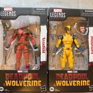 Marvel Legends DEADPOOL & WOLVERINE Movie Lot of 2 - New Sealed